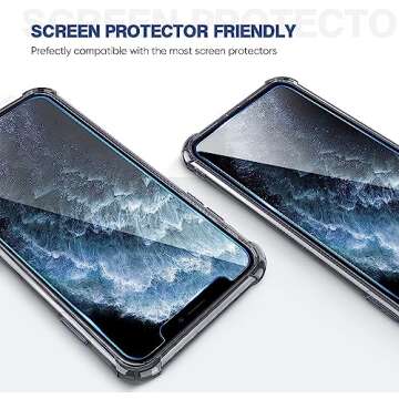 ORIbox for iPhone 11 Pro Max Case Black,with 4 Corners Shockproof Protection,iPhone 11 Pro Max Black Case for Women Men Girls Boys Kids,Case for iPhone 11 Pro Max Phone Black