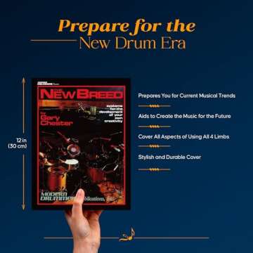 The New Breed: Systems for the Development of Your Own Creativity (Book/Online Audio) - Drum Book with Instruction - Percussion Book for Skills Development