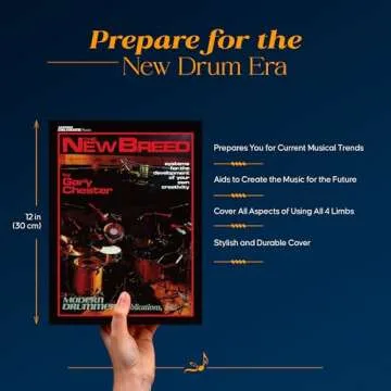 The New Breed: Systems for the Development of Your Own Creativity (Book/Online Audio) - Drum Book with Instruction - Percussion Book for Skills Development