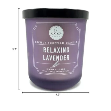 Relaxing Lavender Candle for Peaceful Home Ambiance