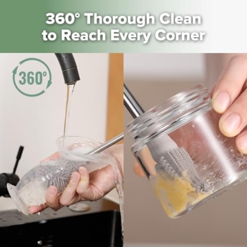 Haakaa Silicone Baby Bottle Cleaning Brush for Eco-Friendly Use