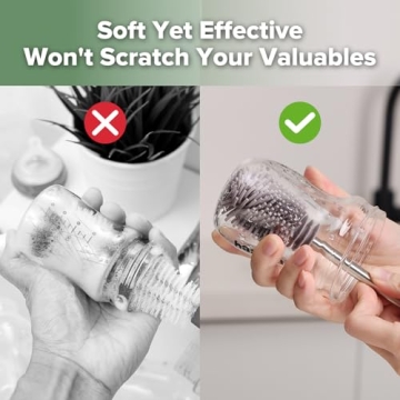 Haakaa Silicone Baby Bottle Cleaning Brush for Eco-Friendly Use