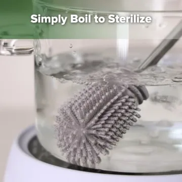 Haakaa Silicone Baby Bottle Cleaning Brush for Eco-Friendly Use