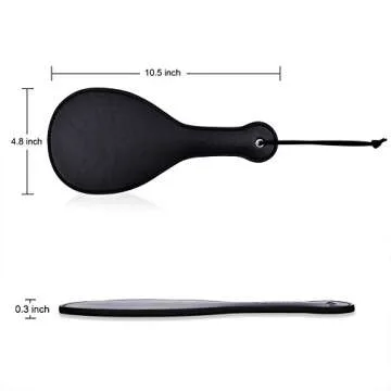UTIMI Premium Leather SM Spanking Paddle for Sensual Play - Wide Impact, Soft & Durable for BDSM and Roleplay