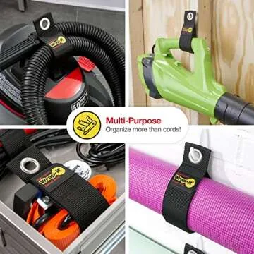 Heavy-Duty Wrap-It Storage Straps for Cord Organization