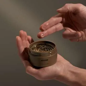 HygieneLab Men's Hair Gel - EWG Verified, Strong Hold, Matte Finish, Weightless Texture, Sandalwood Scent, Non-Toxic Clean Formula, Suitable for All Hair Types