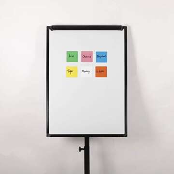 24 Dry Erase Magnets Set - Colorful Whiteboard Labels