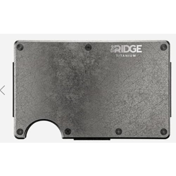 Ridge Wallet for Men - Slim RFID Front Pocket Wallet