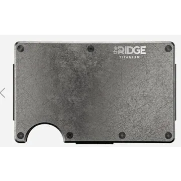 Ridge Wallet for Men - Slim RFID Front Pocket Wallet