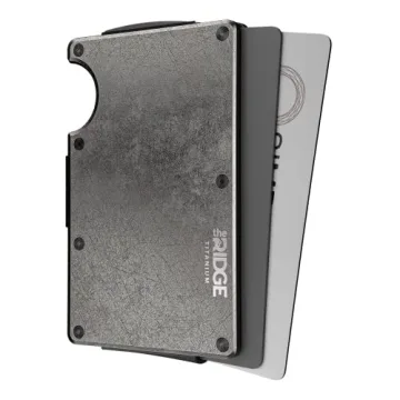 Ridge Wallet for Men - Slim RFID Front Pocket Wallet