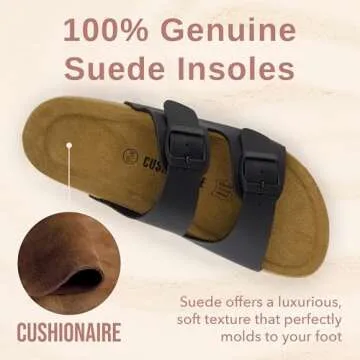 CUSHIONAIRE Women Sandals with Arch Support & Style