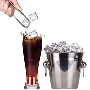 Gejoy Mini Tongs 12-Pack for Appetizers and Desserts