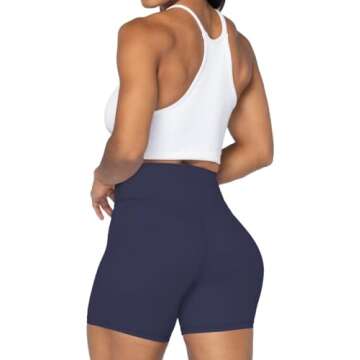 Sunzel No Front Seam Biker Shorts for Women Squat Proof