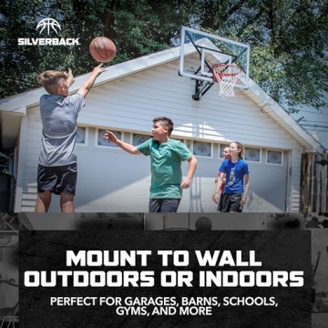 Silverback NXT 54" Adjustable Basketball Hoop with QuickPlay