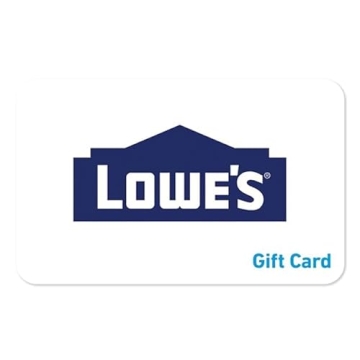 Lowe's eGift Card - Perfect for Home Improvement & DIY Projects