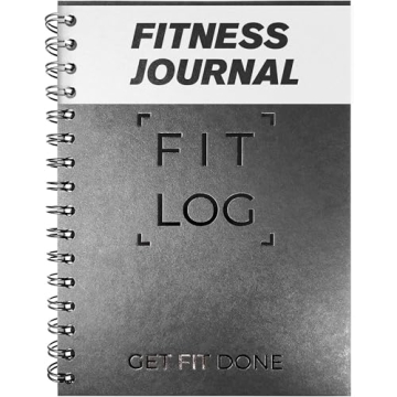 Undated Fitness Log Book & Workout Planner - Designed by Experts Gym Notebook, Workout Tracker, Exer...