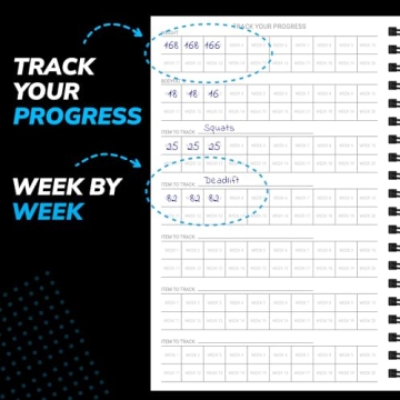 Cossac Fitness Journal & Workout Planner for All Enthusiasts