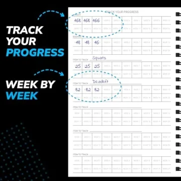 Cossac Fitness Journal & Workout Planner for All Enthusiasts