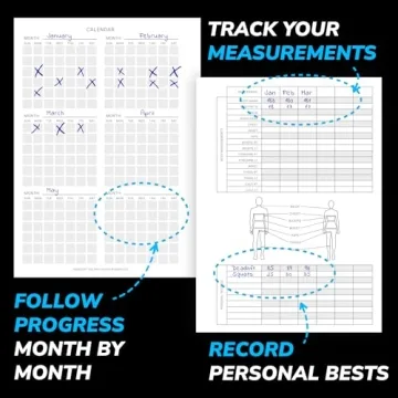 Cossac Fitness Journal & Workout Planner for All Enthusiasts