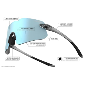 Tifosi Optics Sport Sunglasses Lightweight UV Protection
