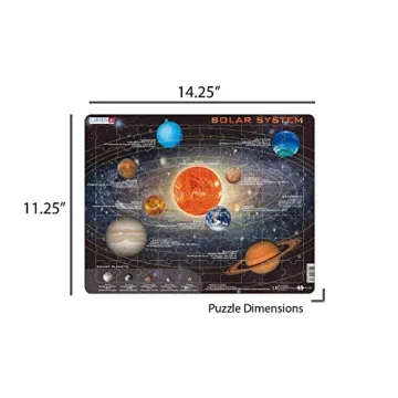 Larsen Puzzles Solar System 70 Piece Jigsaw Puzzle for Kids