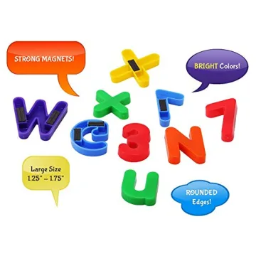 EduKid ABC Magnets - Learning Letters & Numbers Set