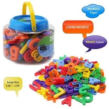EduKid ABC Magnets - Learning Letters & Numbers Set