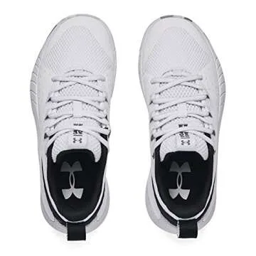 Under Armour Women's HOVR Ascent Basketball Shoe (White/Black, us_Footwear_Size_System, Adult, Women, Numeric, Medium, Numeric_10)