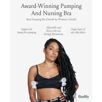 Bodily Do Anything Bra. Nursing, Hands-Free Pumping, & Maternity Bra. Winner of Babylist’s Best Nu...