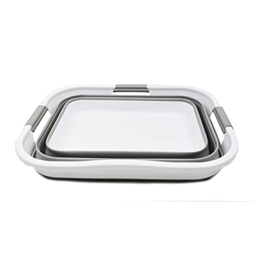 SAMMART 30L Collapsible Laundry Basket - Space Saving Storage