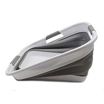 SAMMART 30L Collapsible Laundry Basket - Space Saving Storage