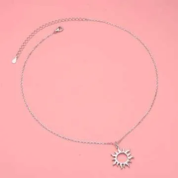 DAOCHONG Sun Choker Necklace for Women - Elegant Jewelry