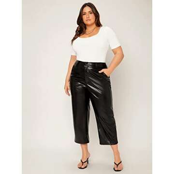 SOLY HUX Plus Size Summer Bodysuit for Women 3XL