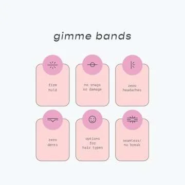 Gimme Beauty Damage Free Hair Ties for Long Curly Hair