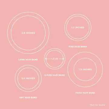 Gimme Beauty Damage Free Hair Ties for Long Curly Hair