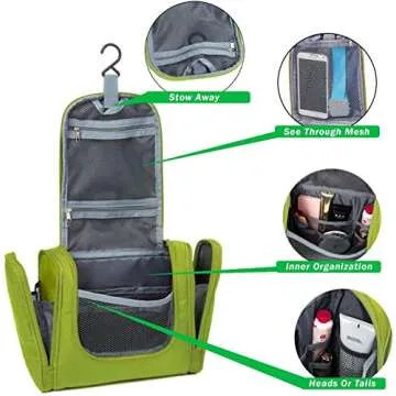 bago Travel Toiletry Bag - Waterproof Hanging Organizer