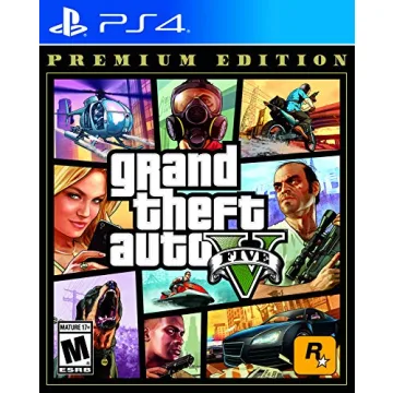 Grand Theft Auto V Premium Edition for Playstation 4: Experience Epic Heists & Online Adventures