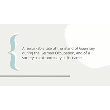 The Guernsey Literary and Potato Peel Pie Society