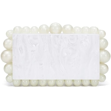 HIYOLALA Acrylic Evening Clutch Bag Stylish and Affordable