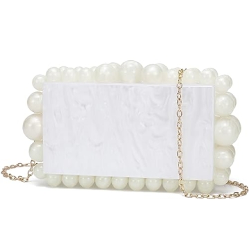 HIYOLALA Acrylic Evening Clutch Bag Stylish and Affordable