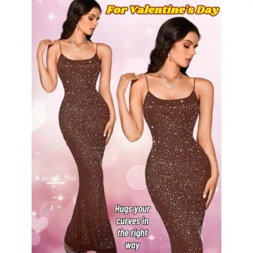Rhinestone Mesh Dress for Every Celebration - Kaei&Shi