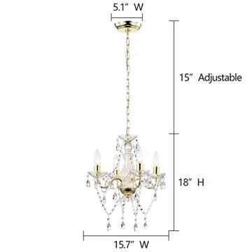 Elegant Antique Gold Chandelier for Any Space