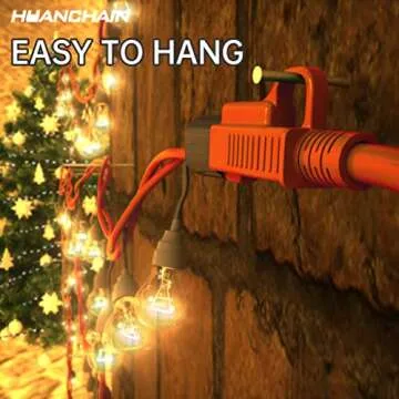 HUANCHAIN Indoor Outdoor Extension Cord 50 ft Waterproof, 16/3 Gauge Flexible Resistant Appliance Extension Cord Outside, 13A 1625W 16AWG SJTW, 3 Prong Heavy Duty Electric Cable Orange, ETL