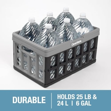 CleverMade Collapsible Shopping Basket - Eco-Friendly Storage Solution