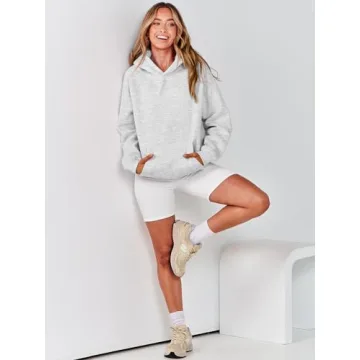 Cozy ANRABESS Women's Oversized Fleece Hoodie Sweater