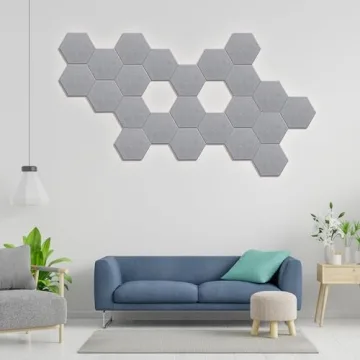 Hexagonal Acoustic Panels for Style and Sound Control