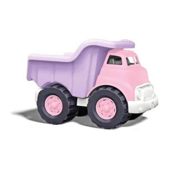Green Toys Dump Truck in Pink Color - BPA Free, Phthalates Free Play Toys for Improving Gross Motor,...