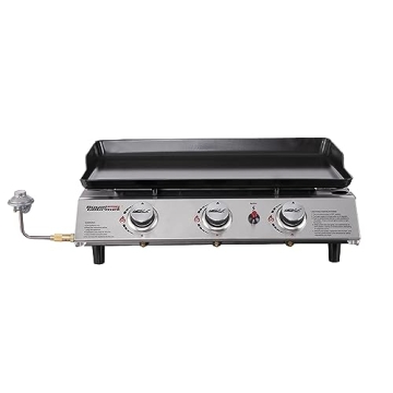 Royal Gourmet PD1302 3-Burner Portable Gas Grill Griddle for Camping and Tailgating
