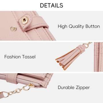 CLUCI RFID Blocking Women's Slim Wallet - Perfect for Travel