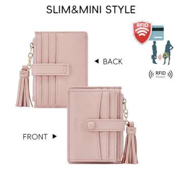 CLUCI RFID Blocking Women's Slim Wallet - Perfect for Travel